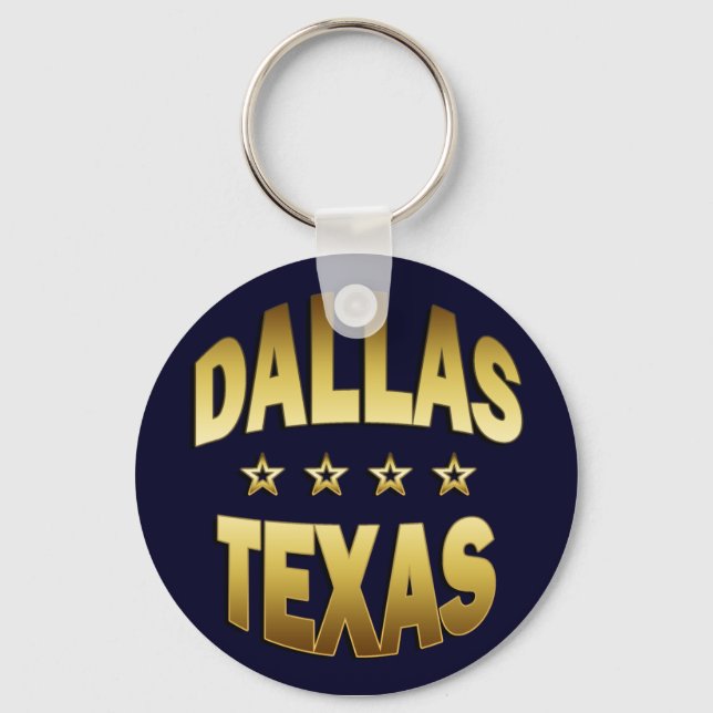 DALLAS, TEXAS SCHLÜSSELANHÄNGER (Vorderseite)