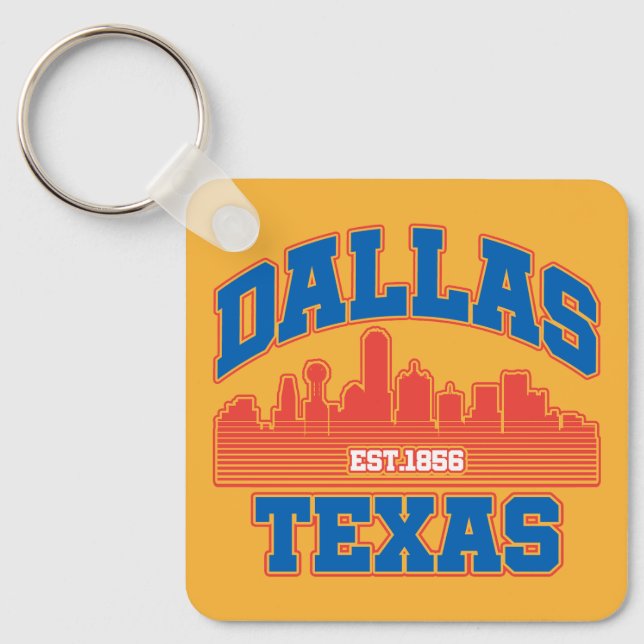 Dallas, Texas Schlüsselanhänger (Vorderseite)