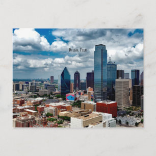 Dallas, Texas skyline Postkarte