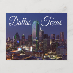 Dallas, Texas Skyline, United Staaten Postcard Postkarte