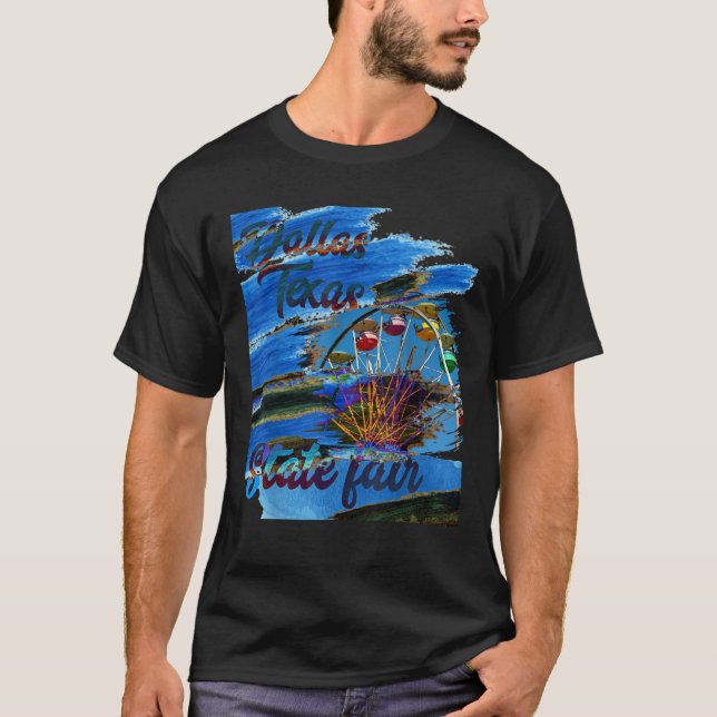 Dallas Texas Staat Fair T-Shirt (Vorderseite)