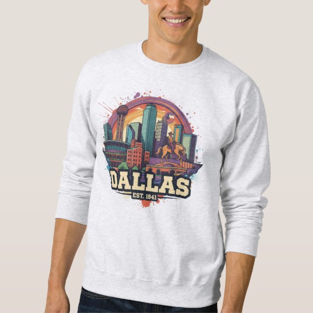 Dallas Texas T - Shirt | Staat-City-Prix (Vorderseite)
