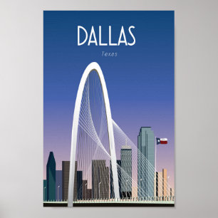 Dallas Texas Travel Poster