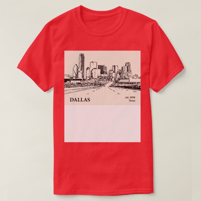 Dallas Texas TShirt 1 (Design vorne)