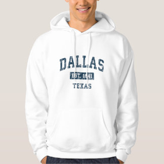 Dallas Texas TX Vintage Sportdesign Navy Druck Hoodie