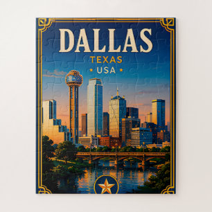 ⭐ Dallas Texas Urlaubserinnerung Puzzle