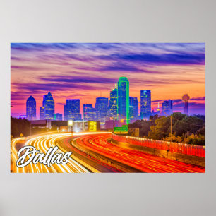 Dallas, Texas, Vereinigte Staaten Poster