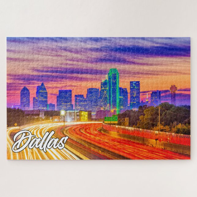 Dallas, Texas, Vereinigte Staaten Puzzle (Horizontal)