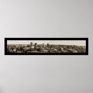 Dallas TX Skyline-Foto 1912 Poster