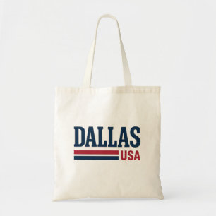 Dallas USA Logo Vintag Patriotic Design Tragetasche