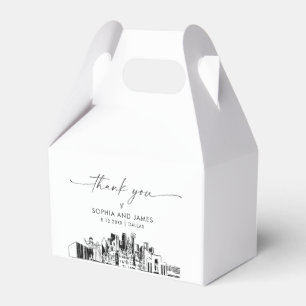 Dallas Wedding Personalisiert Favor Box Geschenkschachtel