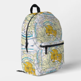 Dallas. Worth Flyway Chart Bedruckter Rucksack
