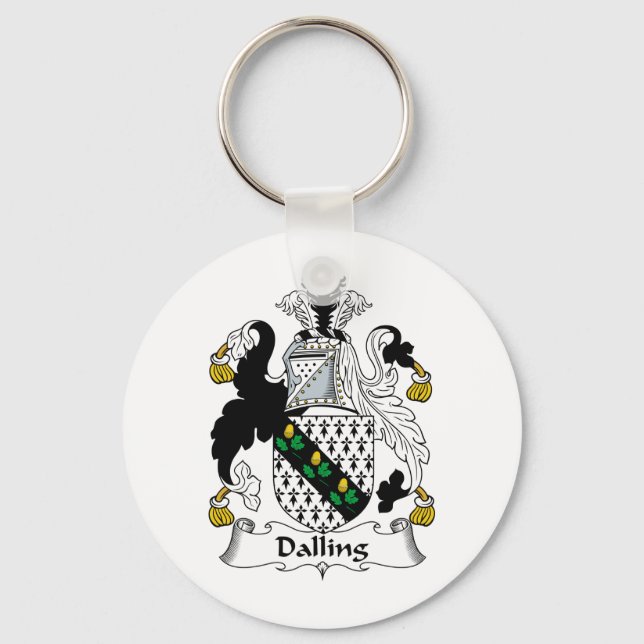 Dalling Familienwappen Schlüsselanhänger (Vorderseite)