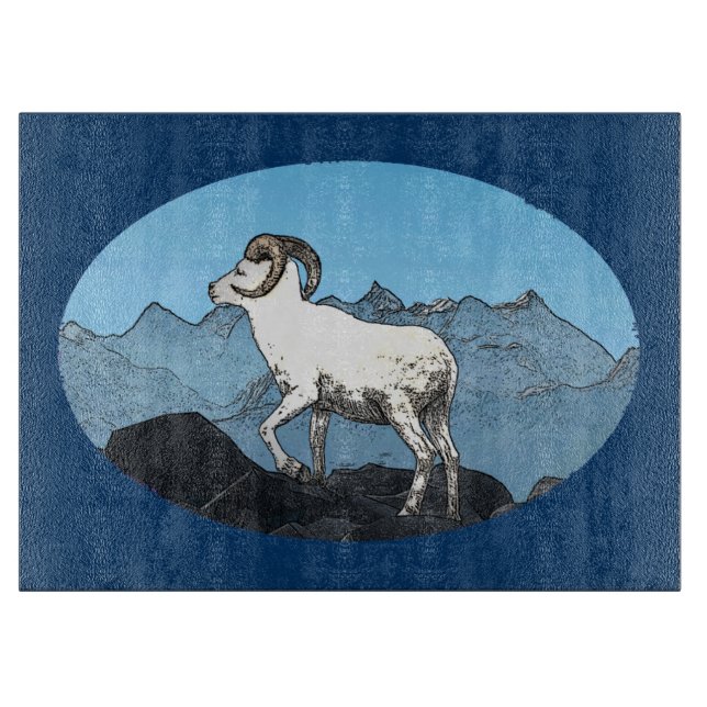 Dall's Sheep Schneidebrett (Vorderseite)