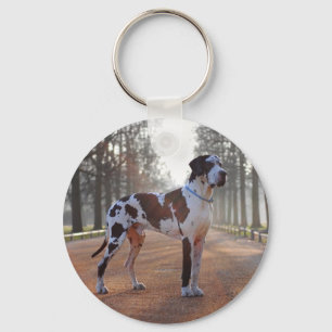 Dalmater Vorhängeschloss mit Dogge – Geschenk für Schlüsselanhänger