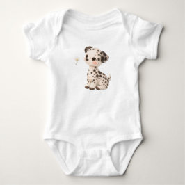 Dalmatian-Babyshorts – Süßer gefleckter Welpe 🐶 Baby Strampler