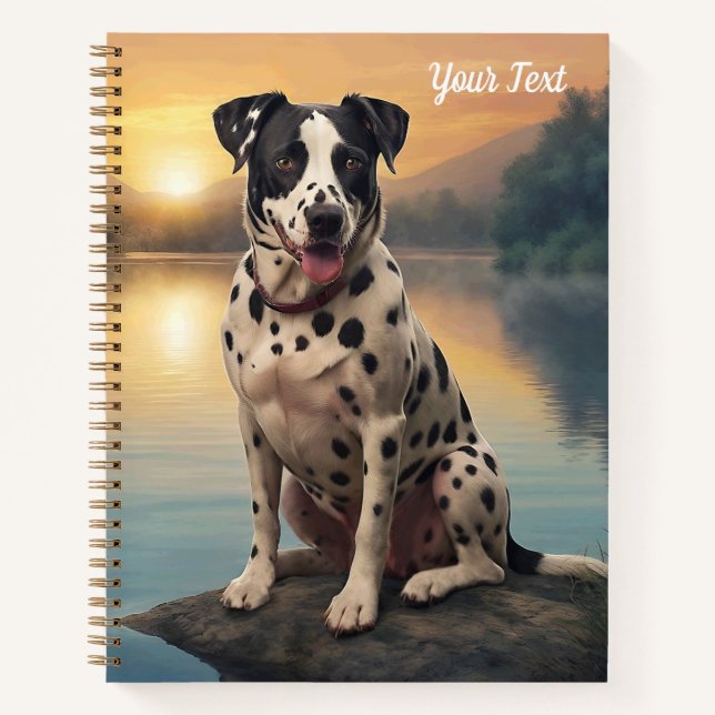 Dalmatian by Lake Notizbuch (Vorderseite)