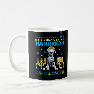 Dalmatian Chanukah Jewish Ugly Hanukkah Sweater Pa Kaffeetasse
