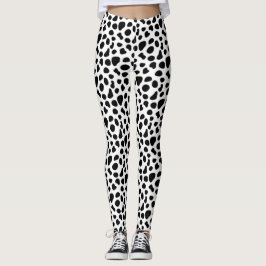 Dalmatian Dog Legging, Animal Legging for women Leggings