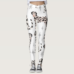 Dalmatian Dog Legging, Animal Legging for women Leggings