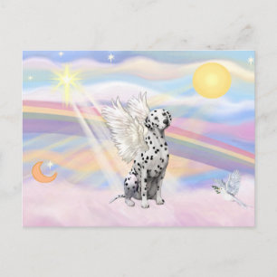 Dalmatian Engel Postkarte