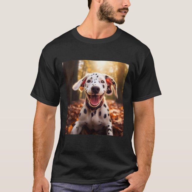 Dalmatian Happy  Dalmatian T-Shirt (Vorderseite)