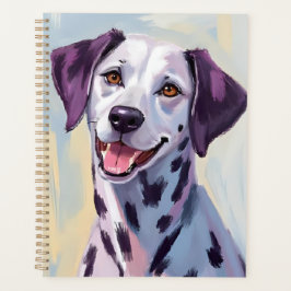 Dalmatian-Hund-Aquarellmalerei Planer