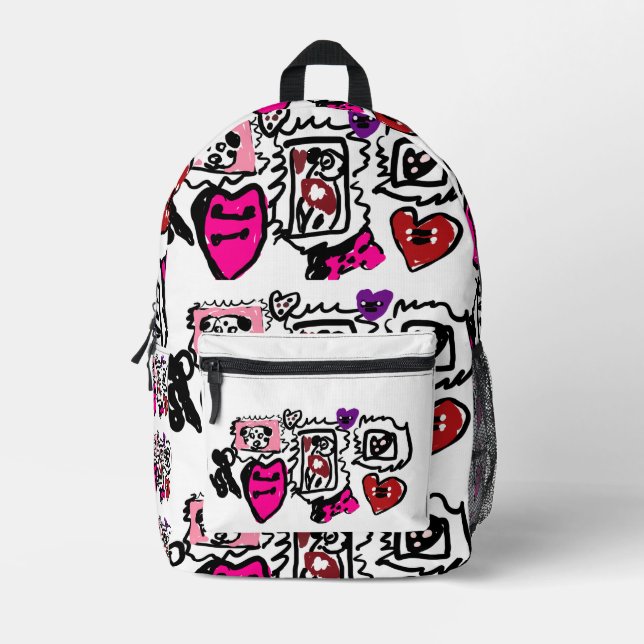 Dalmatian lovely  bedruckter rucksack (Vorderseite)