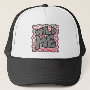 Dalmatian Pink and White Wid Me Truckerkappe
