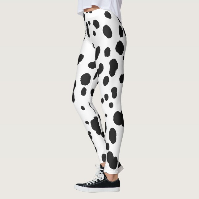Dalmatian print dog mom dad skin pattern cute leggings (Links)