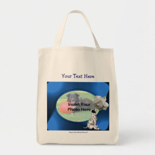 Dalmatian Puppy Add Your Photo Template Tote Bag Tragetasche
