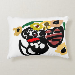 Dalmatian sunflowers dekokissen