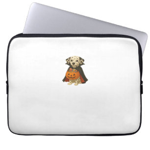 Dalmatian Süßigkeiten-oder-Saures Halloween-Hund m Laptopschutzhülle