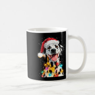 Dalmatian-Weihnachten Damen Langarm Kaffeetasse