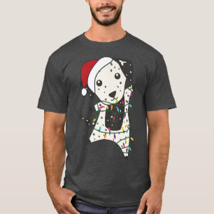 Dalmatian-Weihnachten Weihnachten Tiere Lichterket T-Shirt