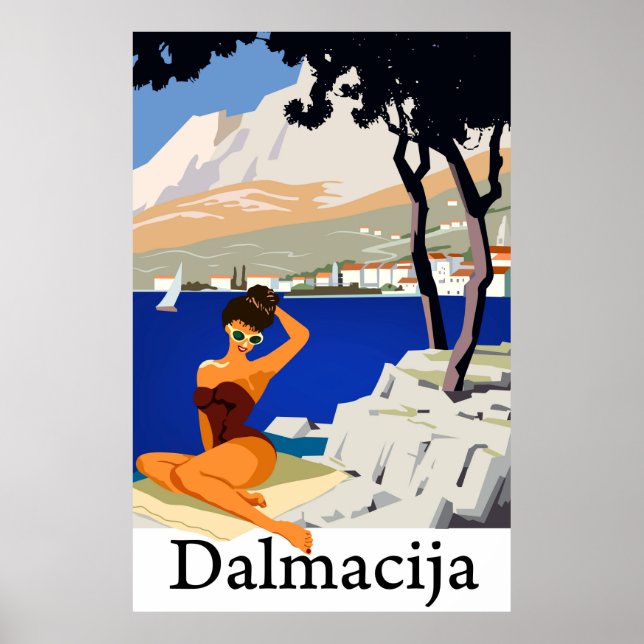 Dalmatien, Kroatien Poster (Vorne)