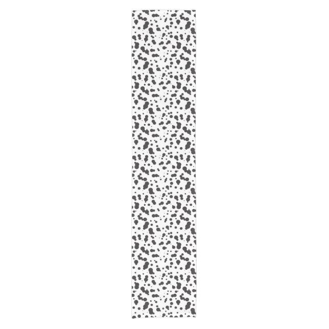 Dalmatine Punkt-Muster Kurzer Tischläufer (Vorderseite)