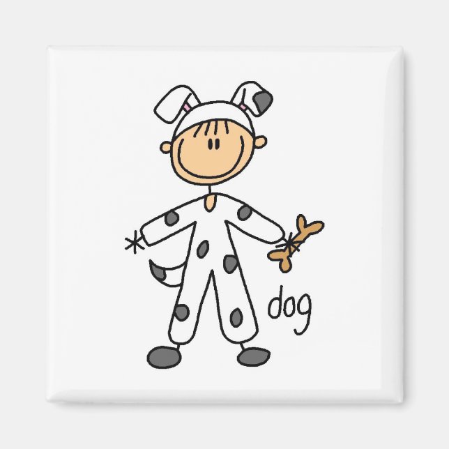 Dalmatinenhundkleid Tshirts und Geschenke Magnet (Vorne)