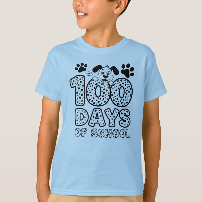 Dalmatiner 100 Tage Schule  T-Shirt (Vorderseite)