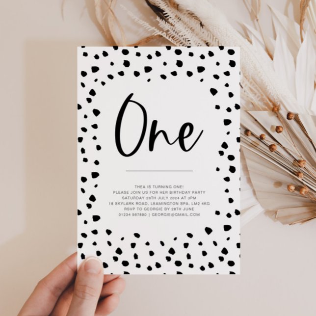 Dalmatiner 1. Geburtstag Einladung (Von Creator hochgeladen)