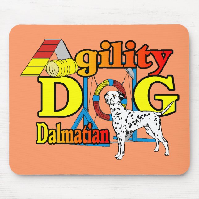 Dalmatiner Agility Geschenke Mousepad (Vorne)