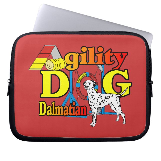 Dalmatiner_Agility Laptopschutzhülle (Vorderseite)