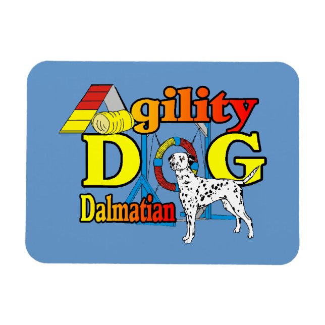 Dalmatiner_Agility Magnet (Horizontal)