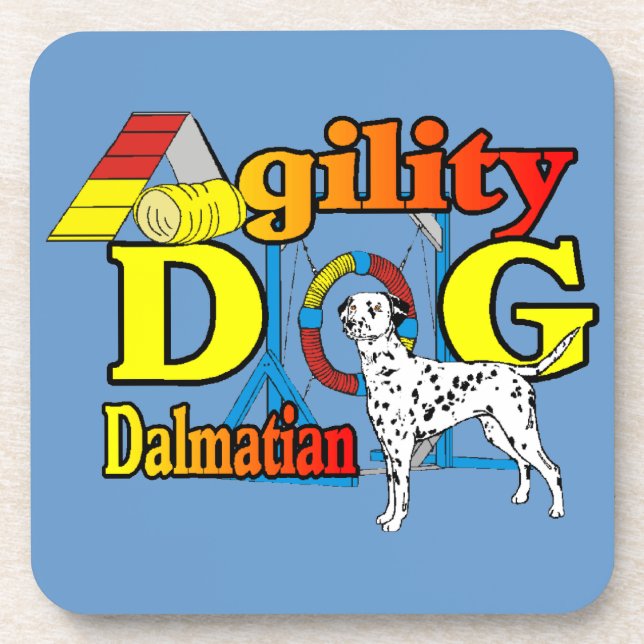 Dalmatiner_Agility Untersetzer (Vorderseite)