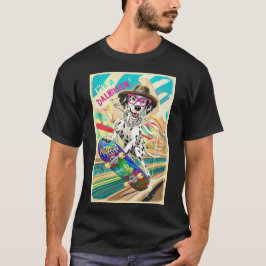 Dalmatiner auf einer Mission: Skateboarding Hund T T-Shirt