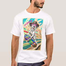 Dalmatiner auf einer Mission: Skateboarding Hund T T-Shirt