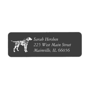 Dalmatiner Baby Dusche Hund Silhouette