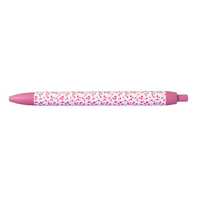 Dalmatiner-Bereiche Druckmuster rosa Kugelschreiber (Vorderseite)