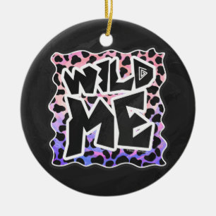 Dalmatiner Black and Pink Wild Me Keramik Ornament