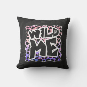 Dalmatiner Black and Pink Wild Me Kissen